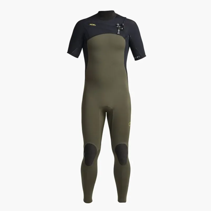 Xcel Mens 2mm Comp X Short Sleeve Wetsuit Green